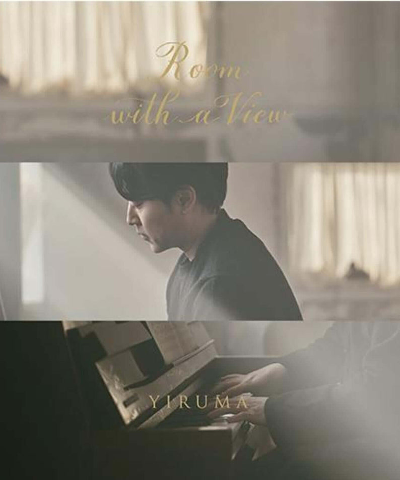 YIRUMA - [ROOM WITH A VIEW] - Album Kpop, visuel du musicien dans une chambre lumineuse, rideaux et regard par la fenêtre