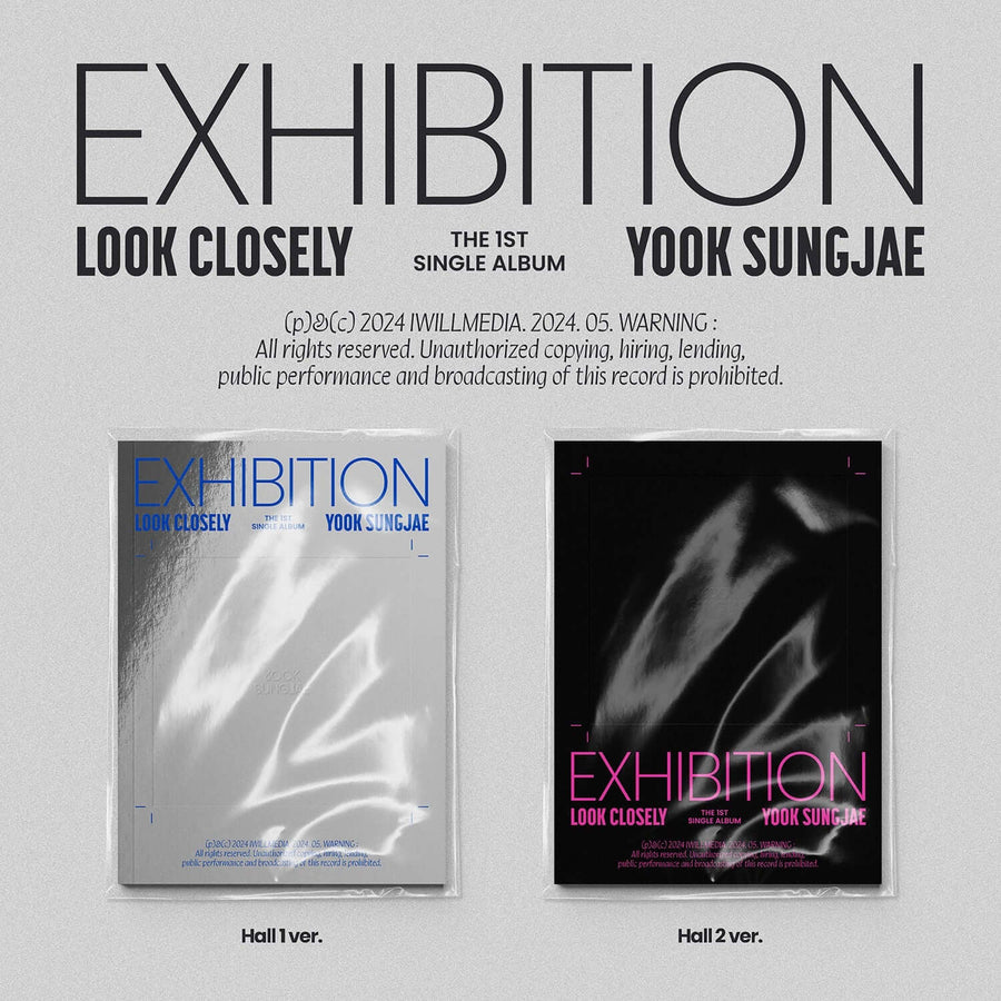 YOOK SUNGJAE - EXHIBITION : Look Closely (Random) - Album Kpop