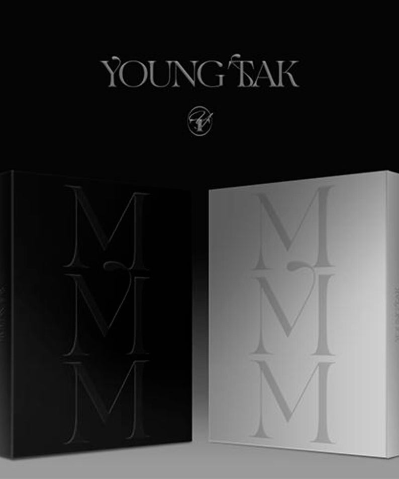 YOUNG TAK - [MMM] (Photo book SET VER.) - Album Kpop : coffret photo book noir et blanc, marque YOUNG TAK.