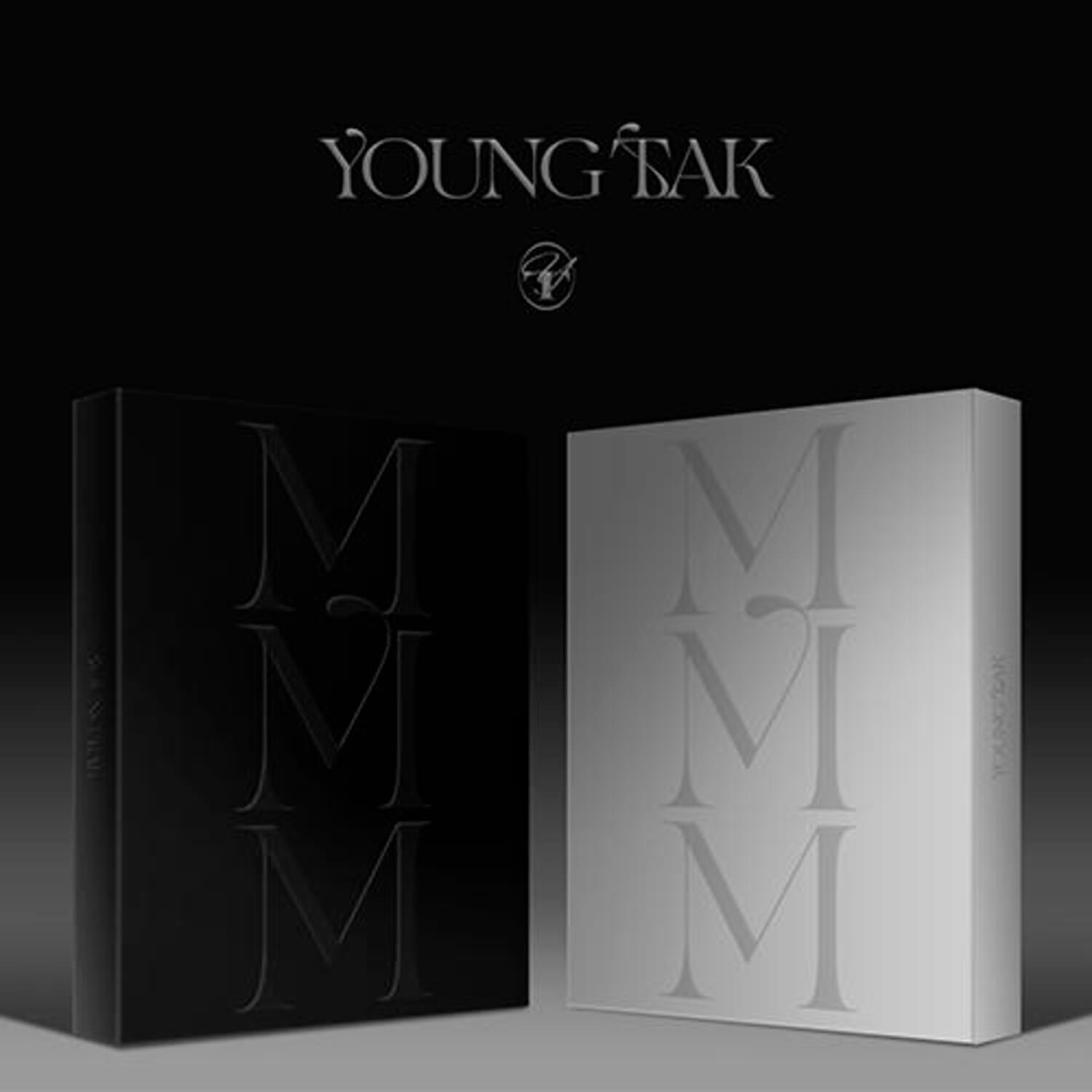 YOUNG TAK - [MMM] (Photo book SET VER.) - Album Kpop : coffret photo book noir et blanc, marque YOUNG TAK.
