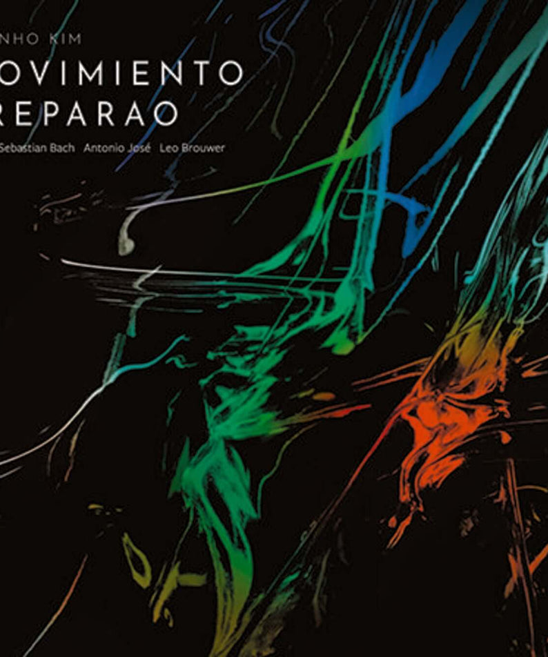 YOUNHO KIM - MOVIMIENTO PREPARAO - Album Kpop, couverture visuelle néon et typographie, thème musical abstrait de la marque