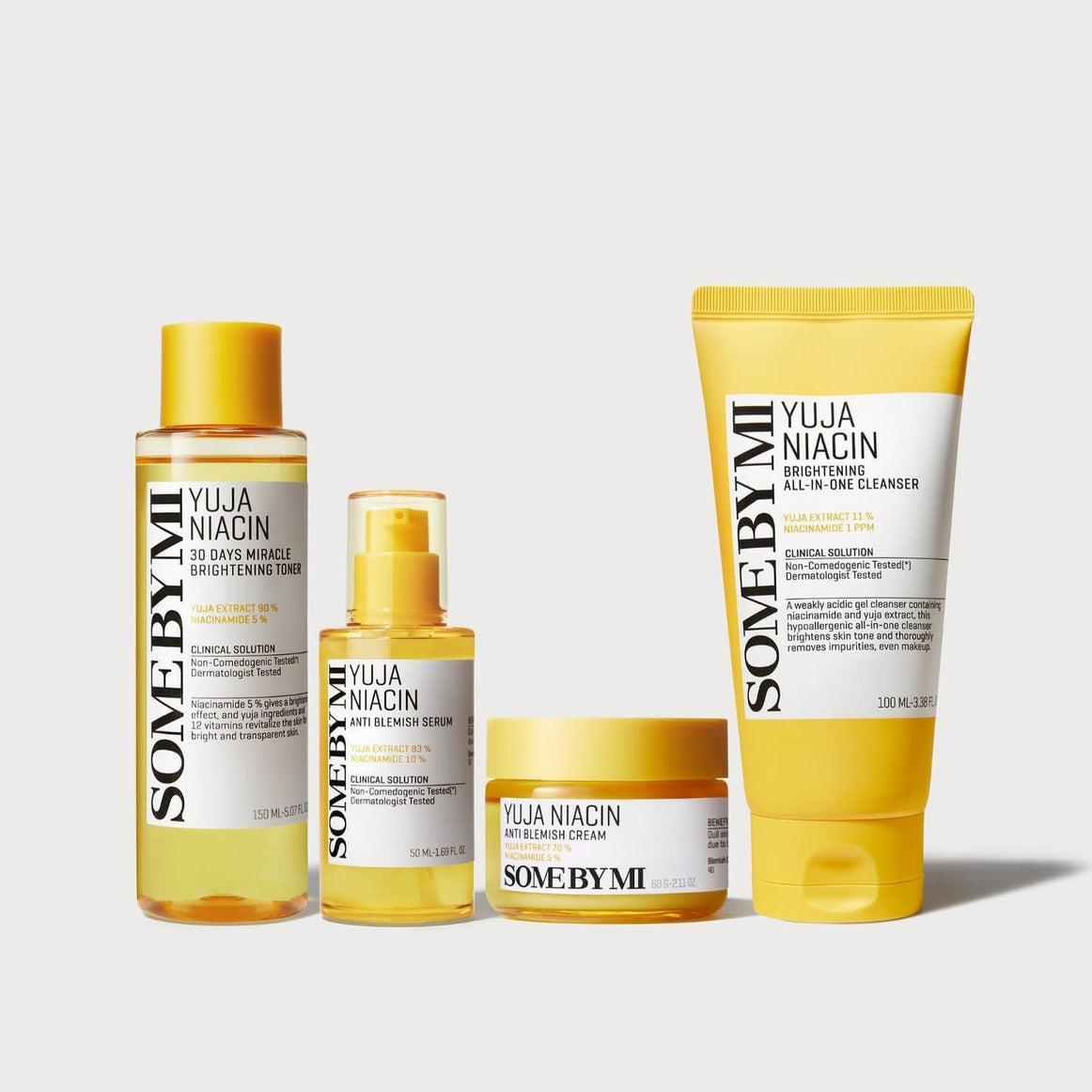 SOME BY MI Yuja Niacin Full Set (Toner+Serum+Cleanser+Cream) disponible sur Ma petite Coree, ton Eshop 100% K-beauty en direct de Seoul