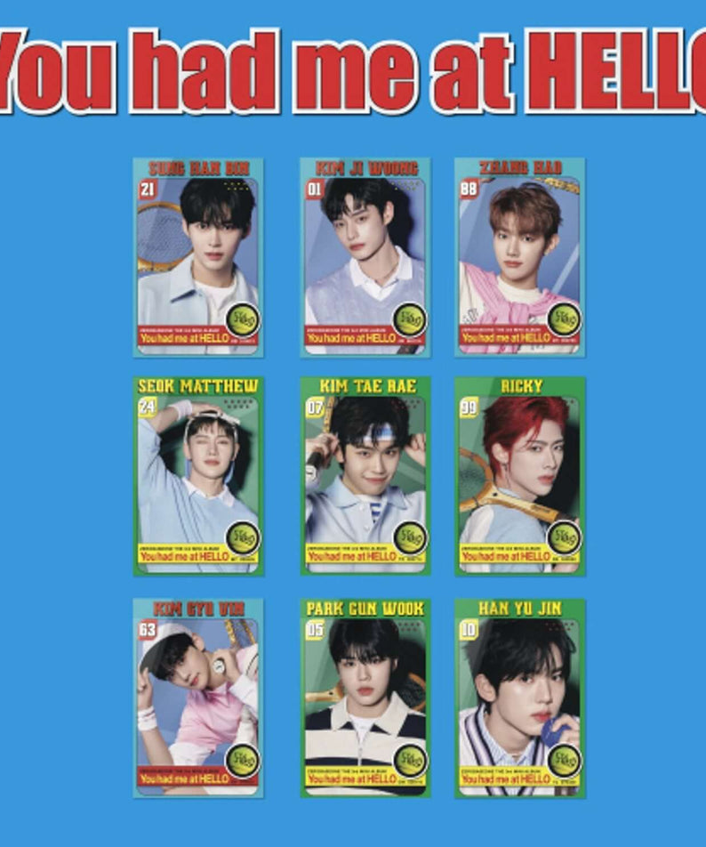ZEROBASEONE - 3rd Album [You had me at HELLO] (ZEROSE ver.) [POCAALBUM] (Random) : visuel Kpop, photos membres sur boîte.