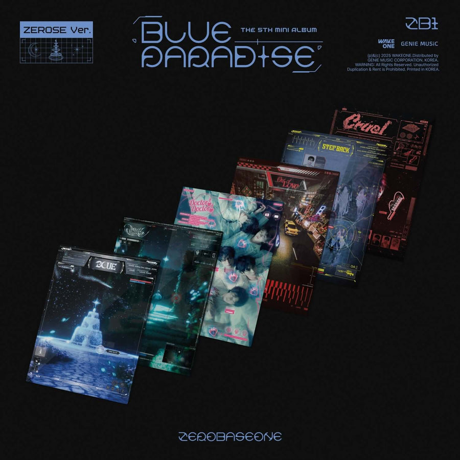 ZEROBASEONE - 5th Album [BLUE PARADISE] (ZEROSE Ver.) (Set of 6) - Album Kpop