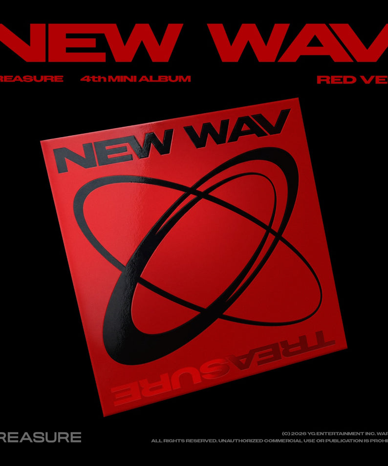TREASURE - 4th MINI ALBUM [NEW WAV] RED VER. - Album Kpop Ma Petite Corée
