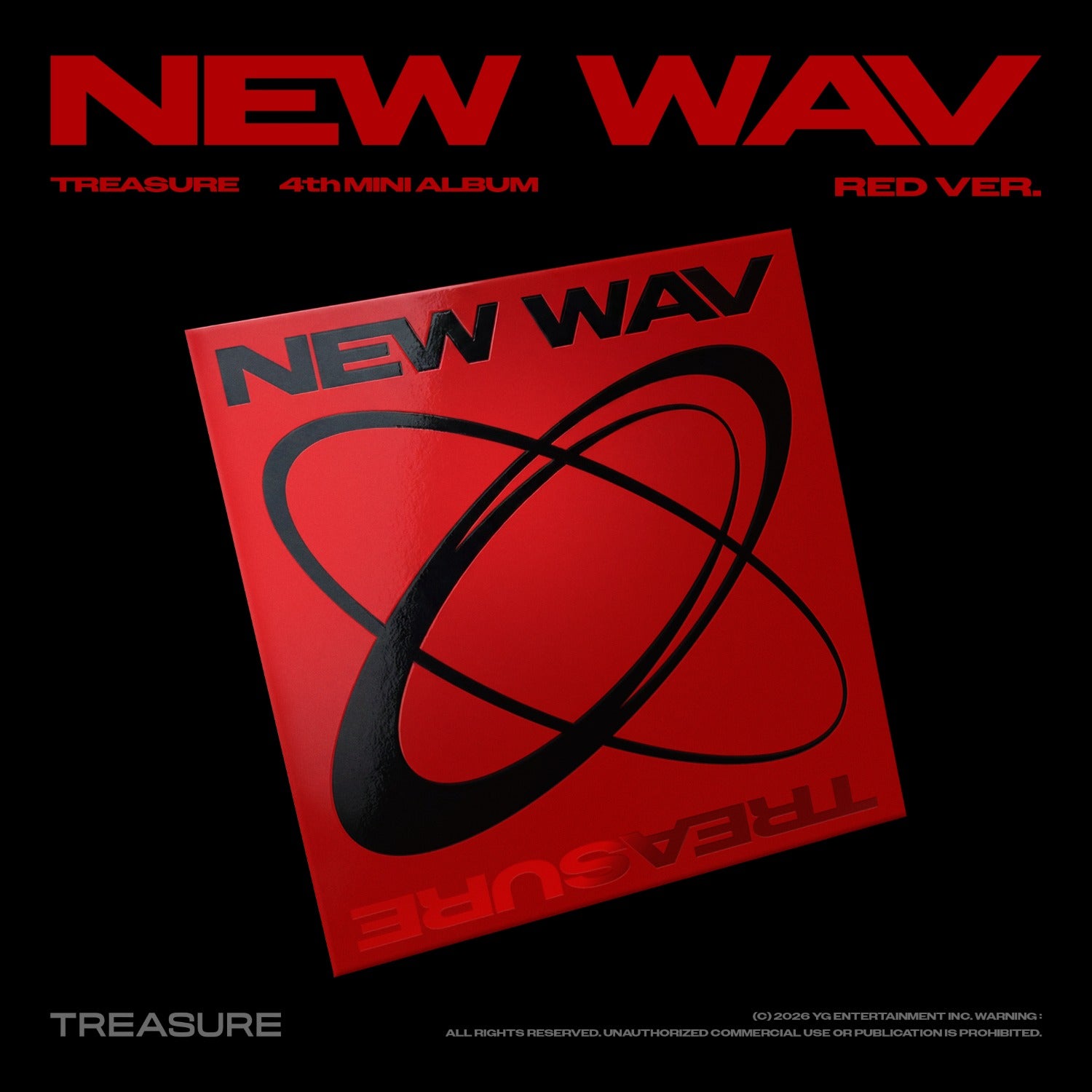 TREASURE - 4th MINI ALBUM [NEW WAV] RED VER. - Album Kpop Ma Petite Corée