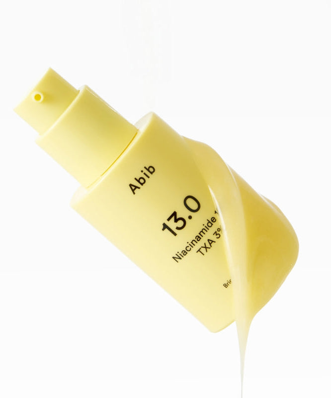 ABIB Bright Force Serum 13.0 Pump 30ml, sérum illuminant pour peau éclatante, hydratation intense, format pratique 30ml