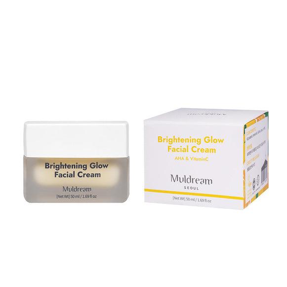 MULDREAM Brightening Glow Facial Cream-AHA Vitamin C 50ml en stock sur Ma Petite Corée