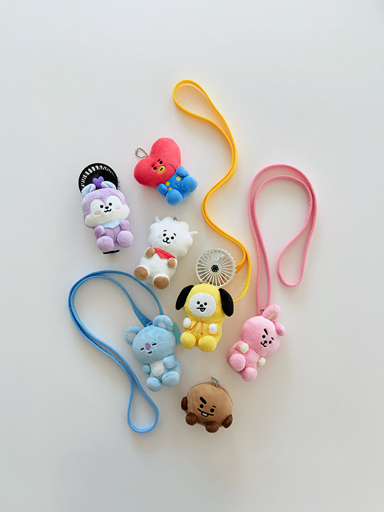 BT21 2WAY Porte-clés Peluche Multifonction TRAVEL