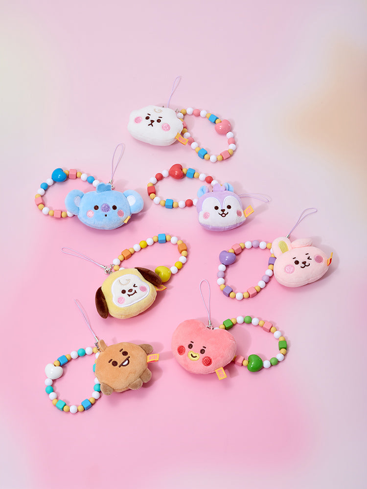 BT21 BABY JELLY SHOP Sangle Téléphone Peluche