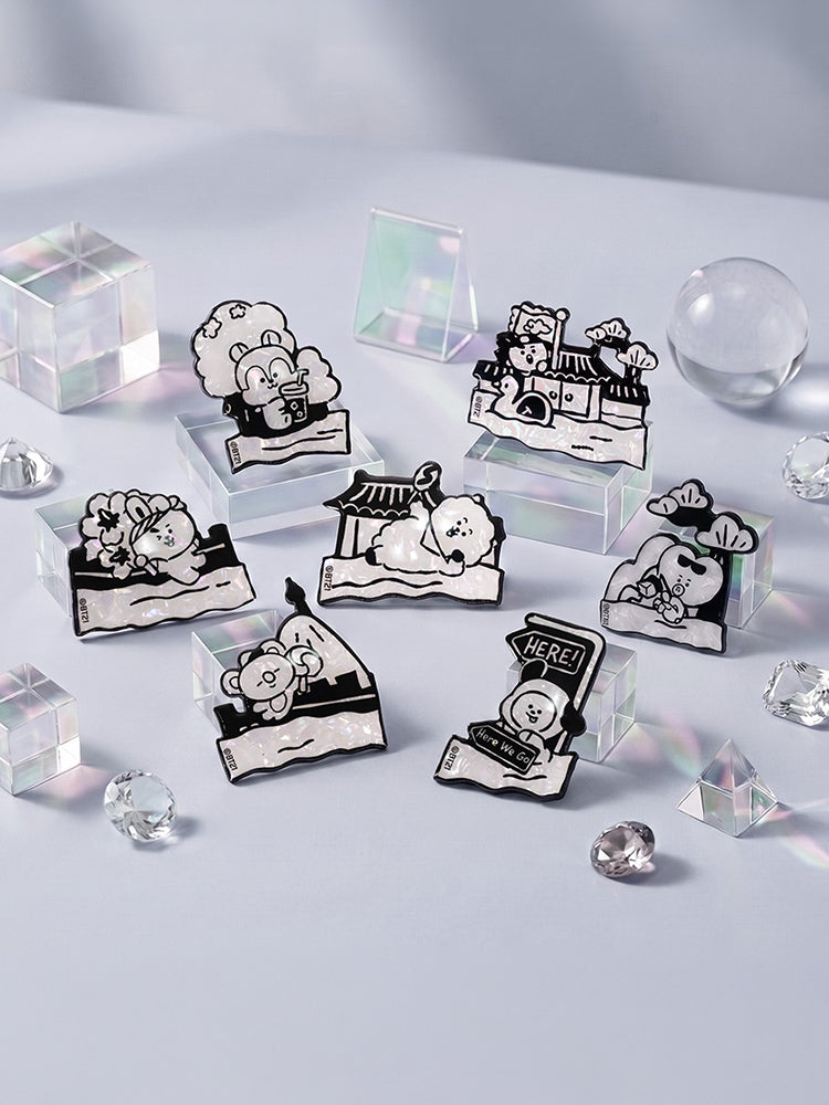 BT21 HOLOGRAM Puzzle Aimant Blind Box