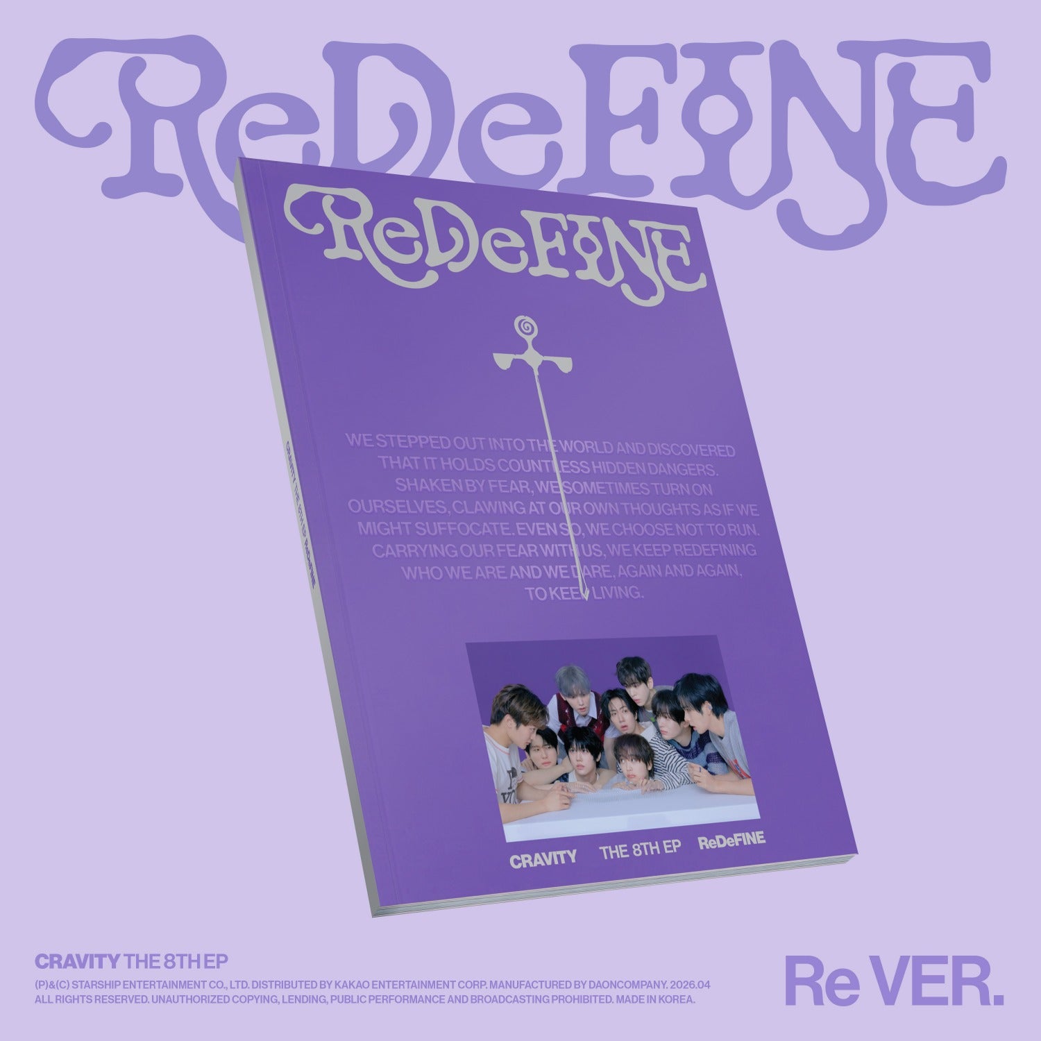 CRAVITY - CRAVITY THE 8TH EP [ReDeFINE] (Re VER.) - Album Kpop Ma Petite Corée