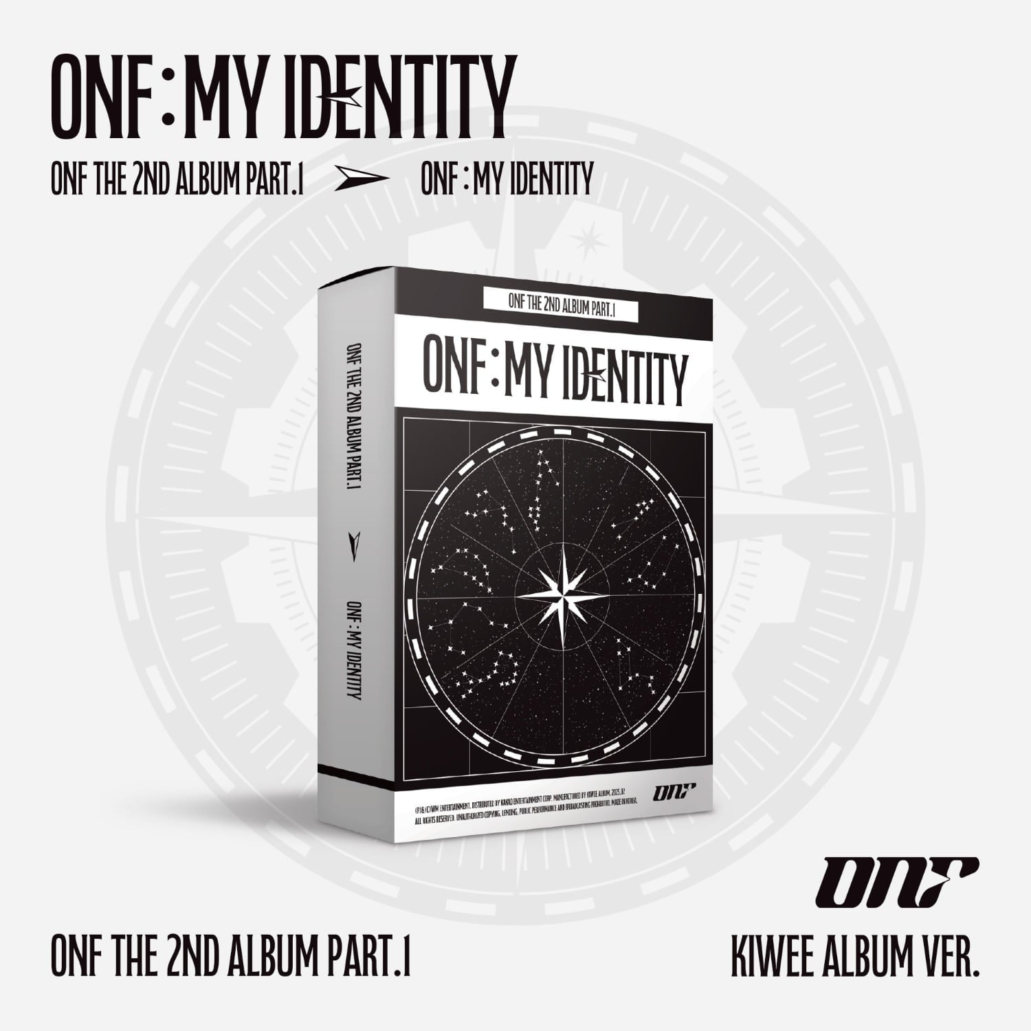 ONF - The 2nd Album Part.1 [ONF:MY IDENTITY] kiwee ALBUM - Album Kpop Ma Petite Corée