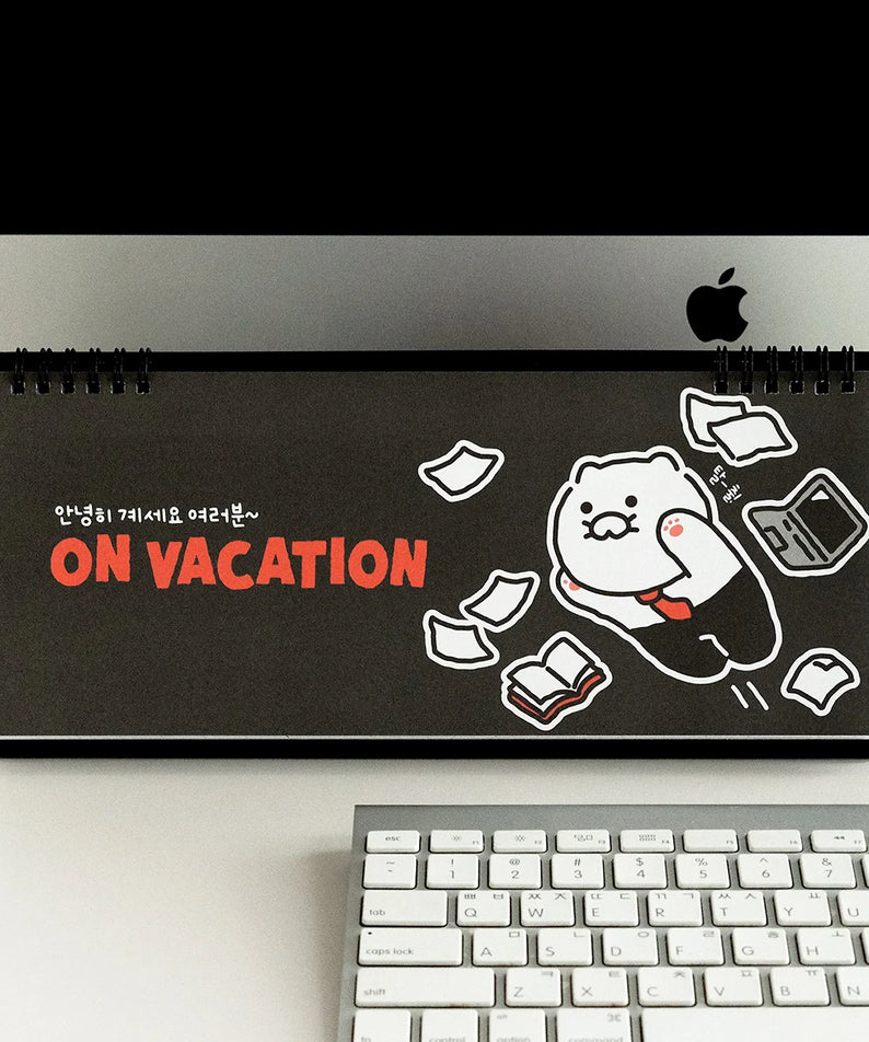 KAKAO FRIENDS  Life Is Hard 2026 3-Month Desk Calendar at a Glance