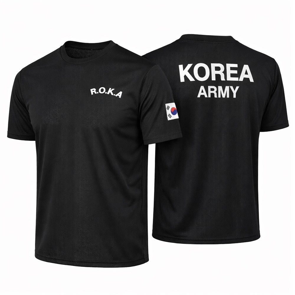 ASORT ROKA Korea Army T-shirt Noir