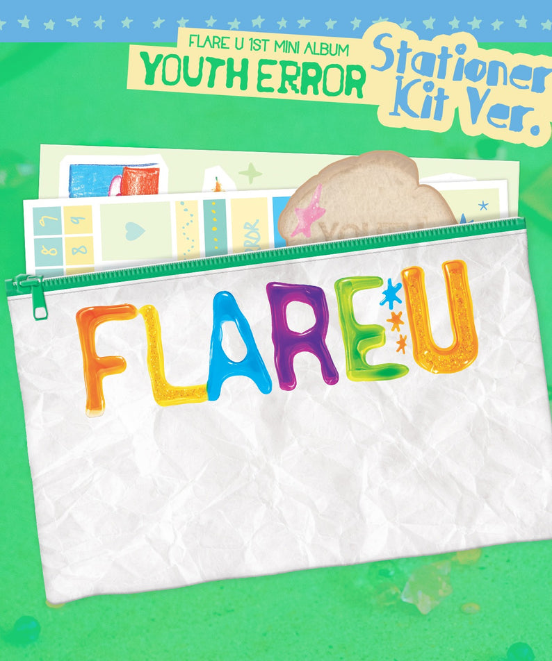 FLARE U - 1st Mini Album [YOUTH ERROR] (Stationery Kit Ver.) - Album Kpop Ma Petite Corée