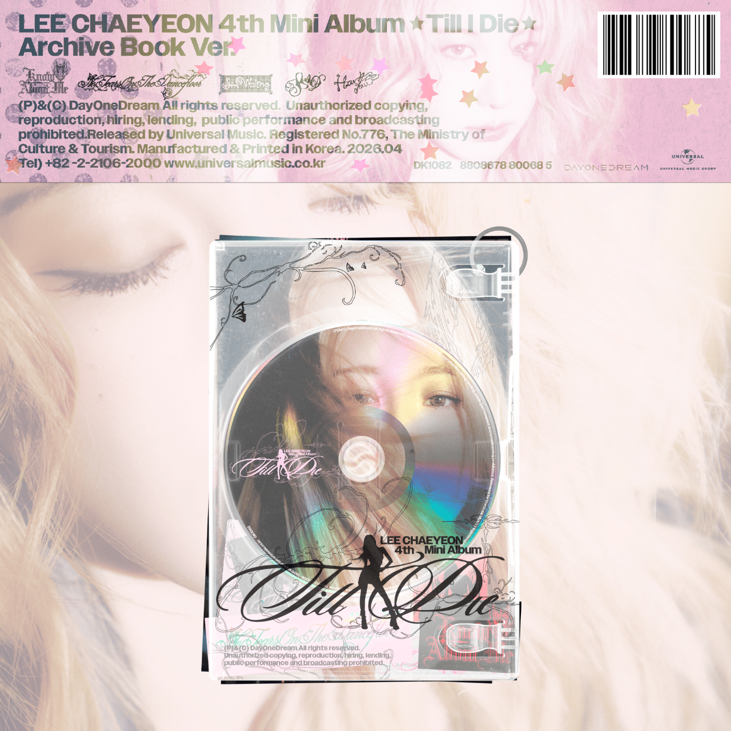 LEE CHAEYEON - 4th Mini Album [Till I Die] [Archive Book Ver.] - Album Kpop Ma Petite Corée