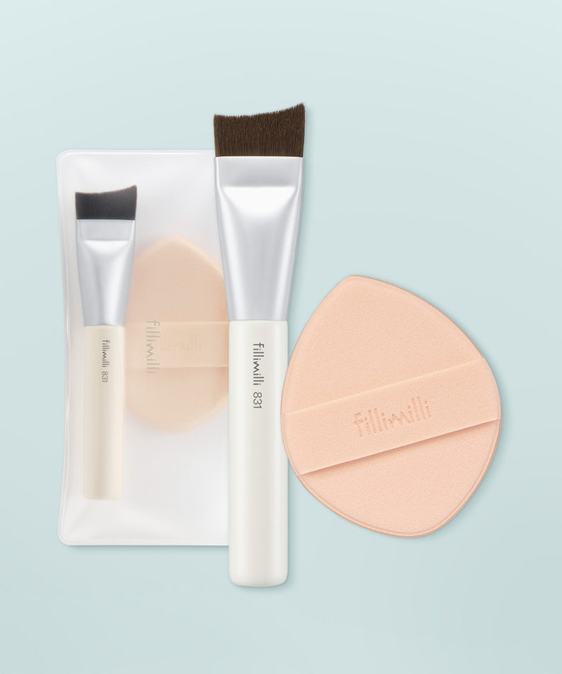 FILLIMILLI Soft Fit Brush 831 & Puff Duo