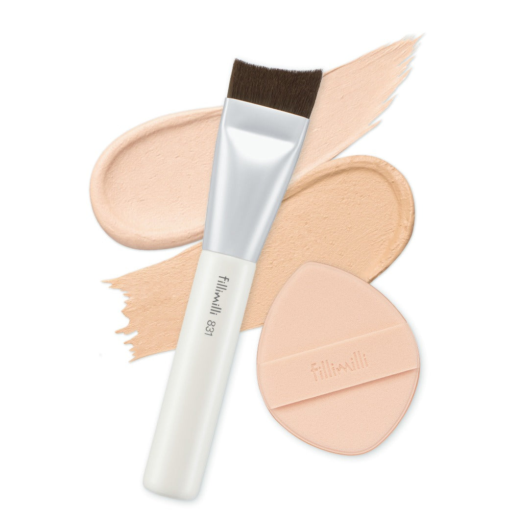 FILLIMILLI Soft Fit Brush 831 & Puff Duo