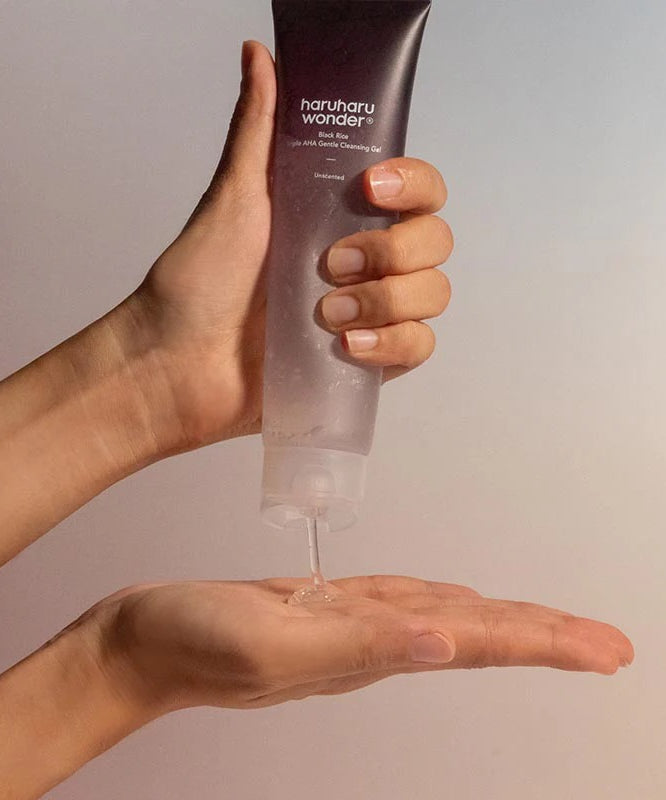 HARUHARU Black Rice Triple AHA Gentle Cleansing Gel 100ml
