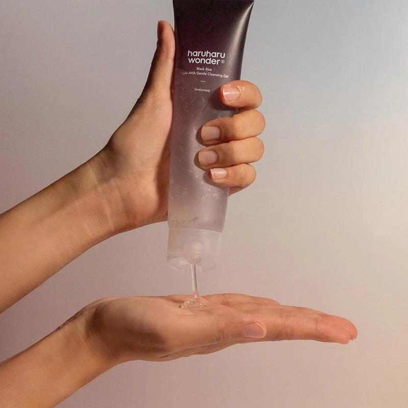 HARUHARU Black Rice Triple AHA Gentle Cleansing Gel 100ml