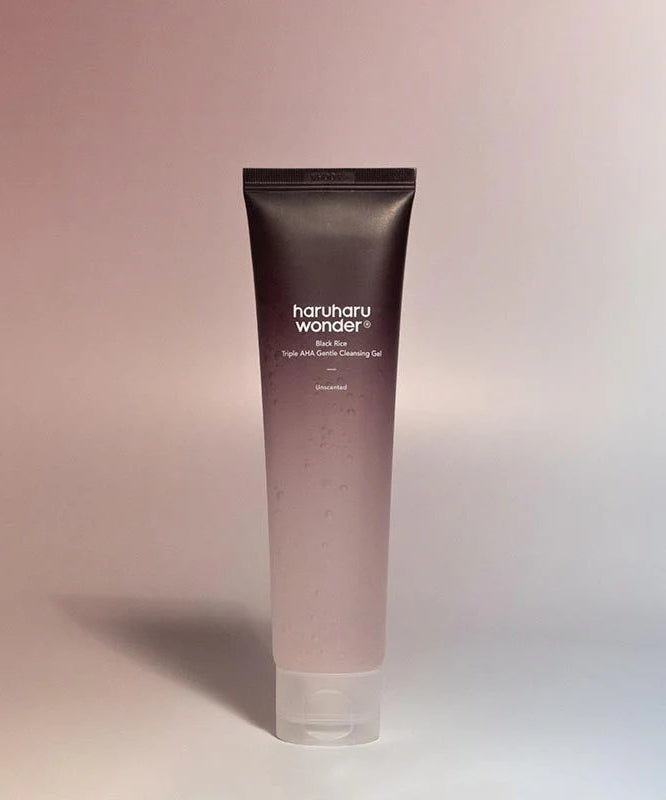 HARUHARU Black Rice Triple AHA Gentle Cleansing Gel 100ml