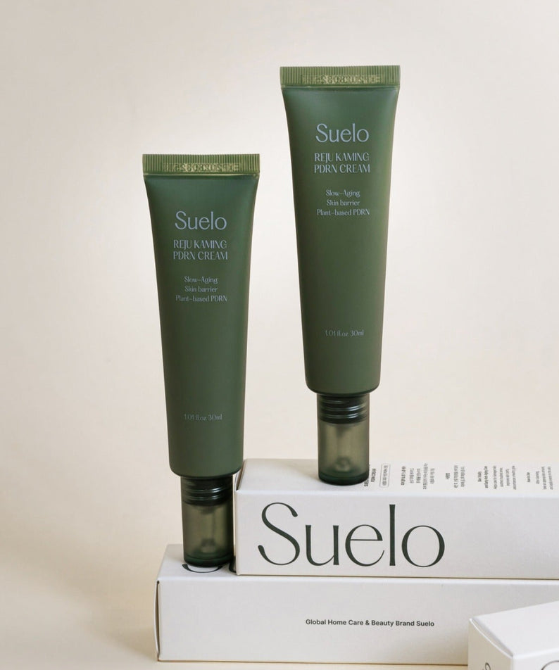 Crème apaisante SUELO Reju Calming PDRN 30ml en tubes.