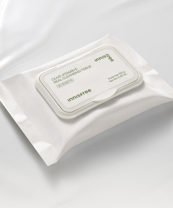 INNISFREE Olive Vitamin E Real Cleansing Tissue 30p