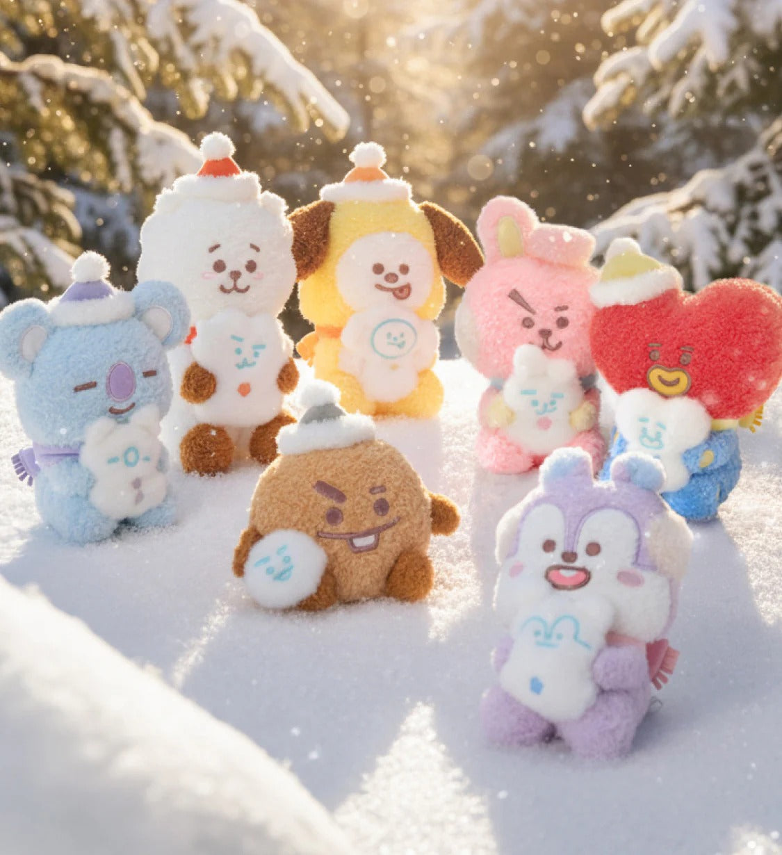 BT21  Snowman Doll