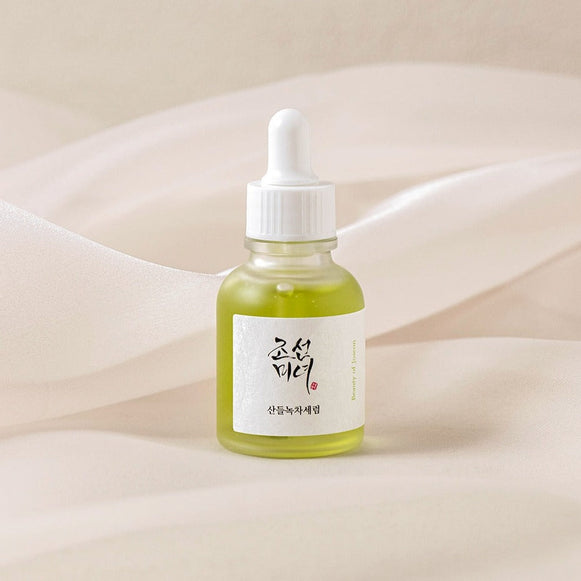 BEAUTY OF JOSEON Calming Serum Green Tea + Panthenol 30ml en stock sur Ma Petite Corée