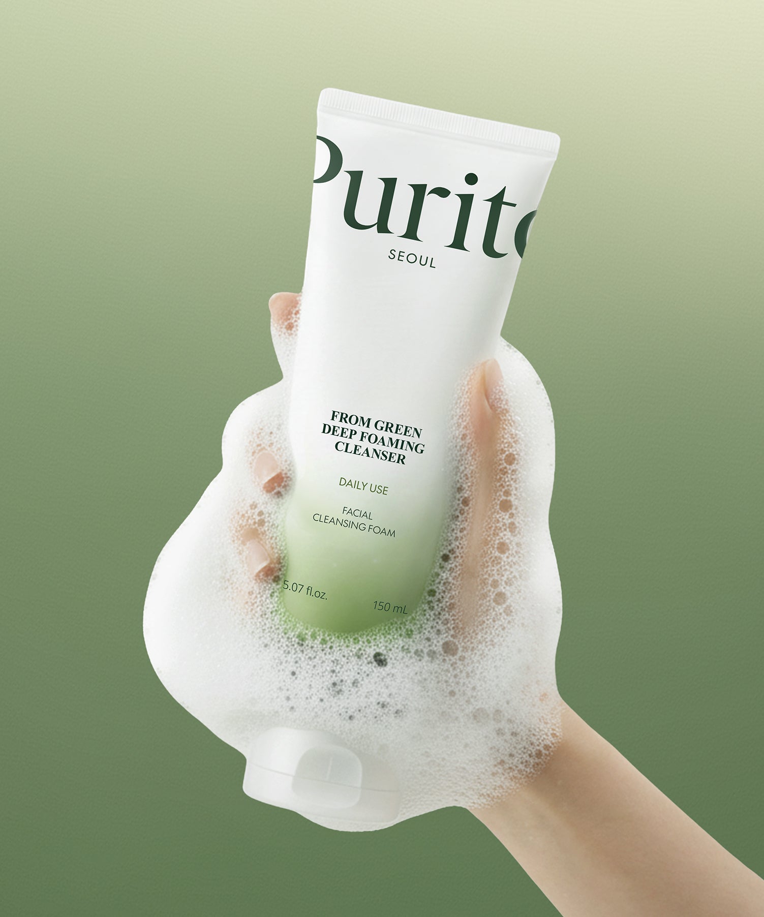 PURITO From Green Deep Foaming Cleanser 150ml