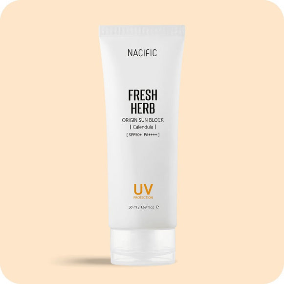 NACIFIC Fresh Herb Origin Sun Block 50ml en stock sur Ma Petite Corée