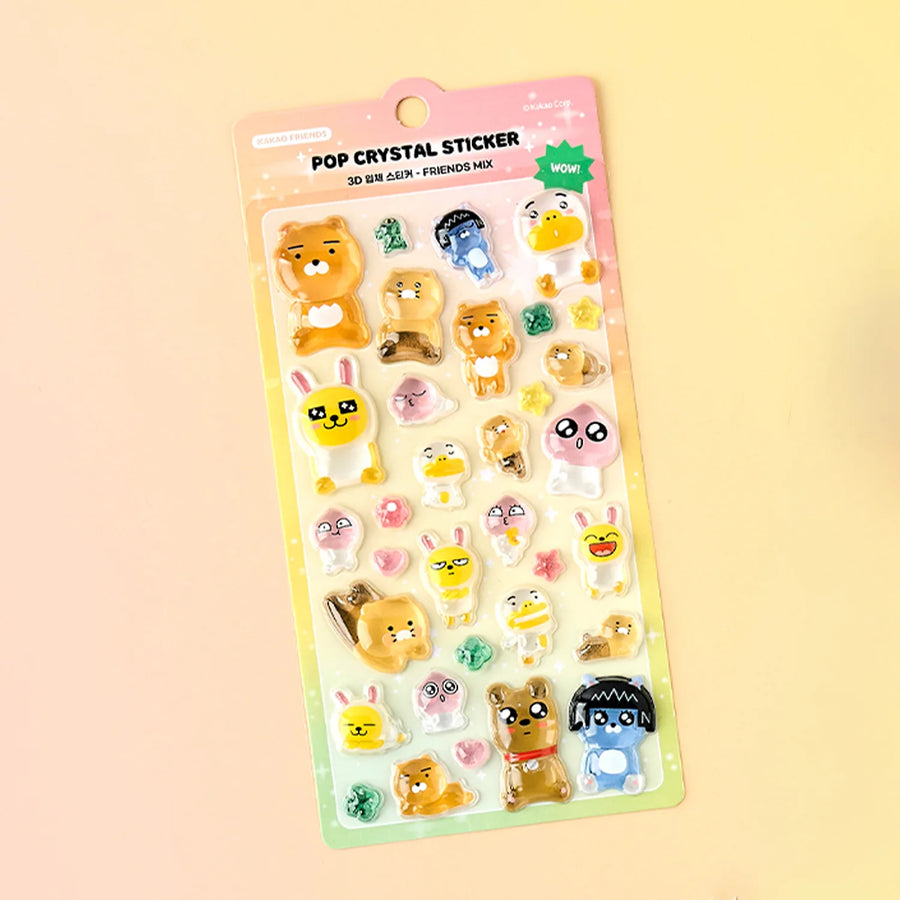 3D Stickers 3D Bombom Friends - Kakao Friends