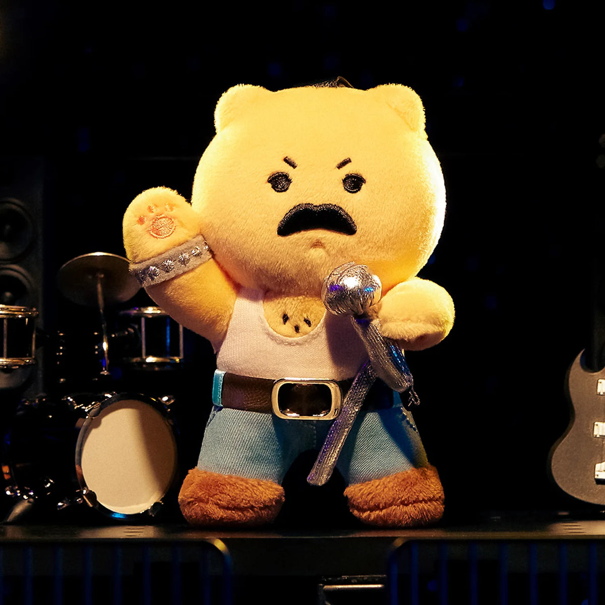 Peluche Porte-Clés Queen X Friends Freddie Mercury Chunsik - Kakao Friends