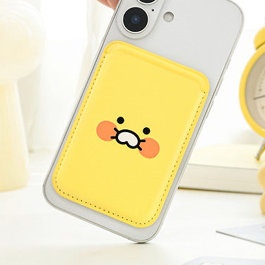 KAKAO FRIENDS - PU Porte-Cartes Jaune Chunsik