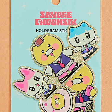 KAKAO FRIENDS - Autocollant(Bleu) Friends