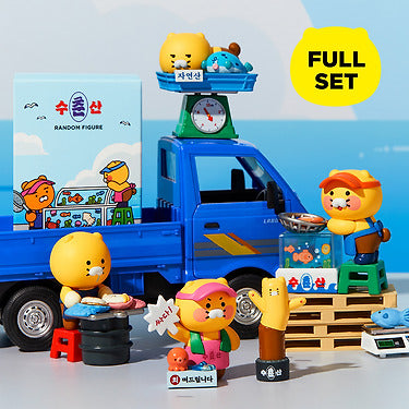 KAKAO FRIENDS - [Set Complet] Figurine Chunsik