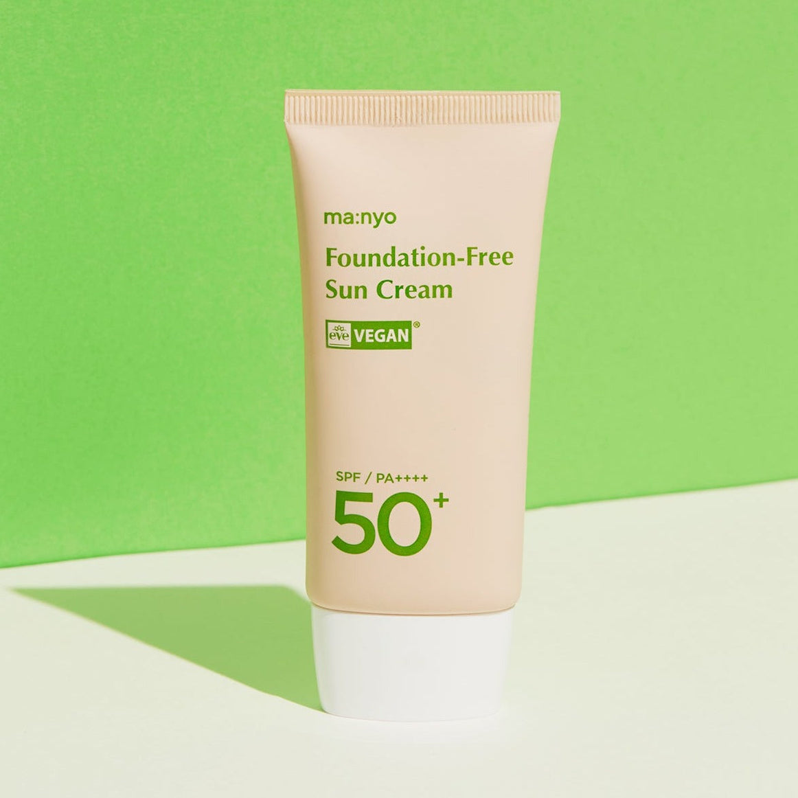 MA:NYO Vegan Foundation-Free Sun Cream SPF 50+ 50ml en stock sur Ma Petite Corée