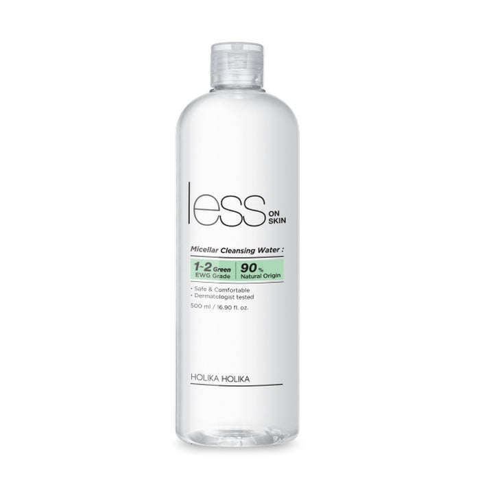 HOLIKA HOLIKA Less On Skin Micellar Cleansing Water 500ml on sales on our Website !